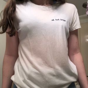 brandy melville white t-shirt